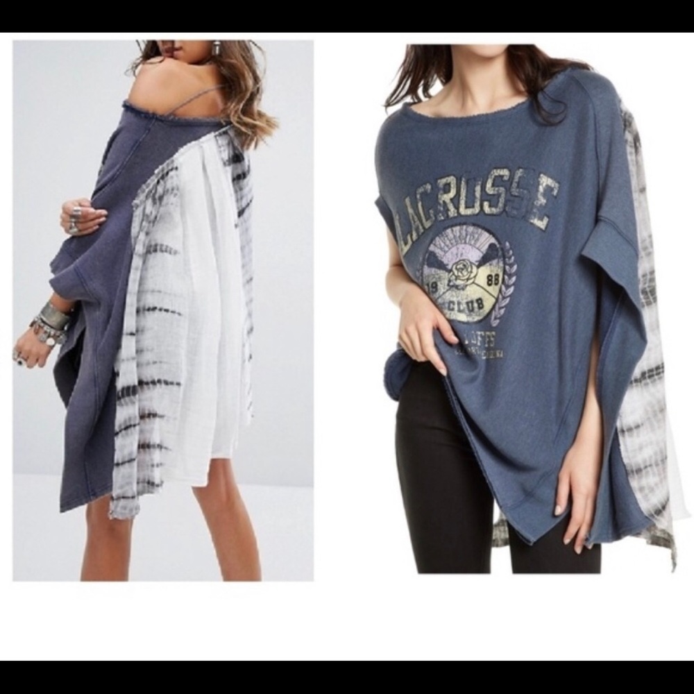 Free People Oversized Sleeveless Crewneck